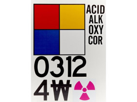 Знаки набор плакатов Brady набор nfpa плакатов nfpa- и символы,размер знаков 150 мм,в упаковке, 380x380 мм, Винил, 10 шт, ромб