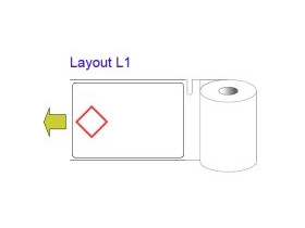 Этикетки вырубные для bbp31/33/35/37 B30-218-423-HSIDL2