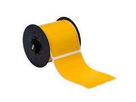 Винил для маркировки внутри/снаружи помещения B30-25-595-BLNKYL, жёлтый без надпечатки, 101,6 * 152,4 мм, в рулоне 175 шт. (BBP31/33/35/37)