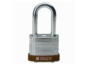 Замки стальные Brady цвет бампера, белый, 7 мм, 51 мм, Устойчив к низкой температуре, 1, 6 шт