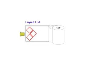 Полипропилен MiniMark CLP L3A, 75 × 110 мм, 300 этикеток в рулоне