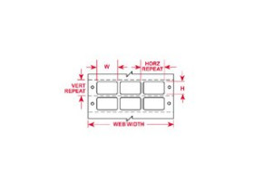 Этикетки Brady BCDAT-3-609-5 / 50,8x36,5мм