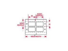 Этикетки Brady BCDAT-6-609-5 / 76,2x48,26мм