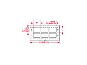 Этикетки Brady BCDAT-10-619-10 / 50,8x9,53мм