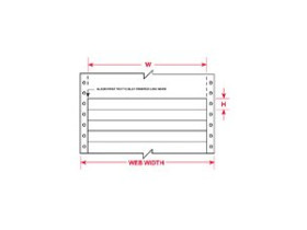 Этикетки Brady DAT-177-124-WT / 200,66x12,7мм