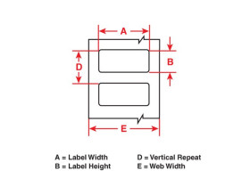 Этикетки Brady 50,8x12,7мм, B-352