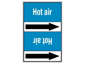 Ленты самоклеящиеся Brady двухцветные с текстом и стрелкой направления потока, желтый на желтом, «flammable gases», 127x33000 мм, b-7541