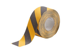Лента антискольжения Brady anti-skid,черно- 1, желтая, 75x18000 мм, Рулон