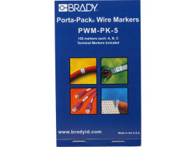 Маркеры кабельные Brady pwm-pk-5