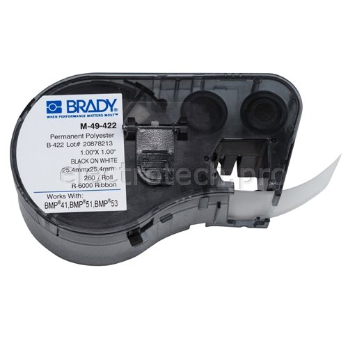 Этикетки Brady M-49-422 / 25,4x25,4мм, B-422