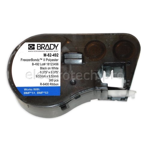Этикетки Brady M-82-492 / B-492